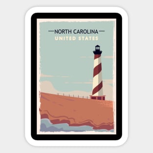 north carolina Sticker